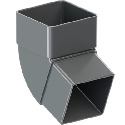 KROP Kolano rury rynnowej kwadratowej 80x80 mm - 67 st.